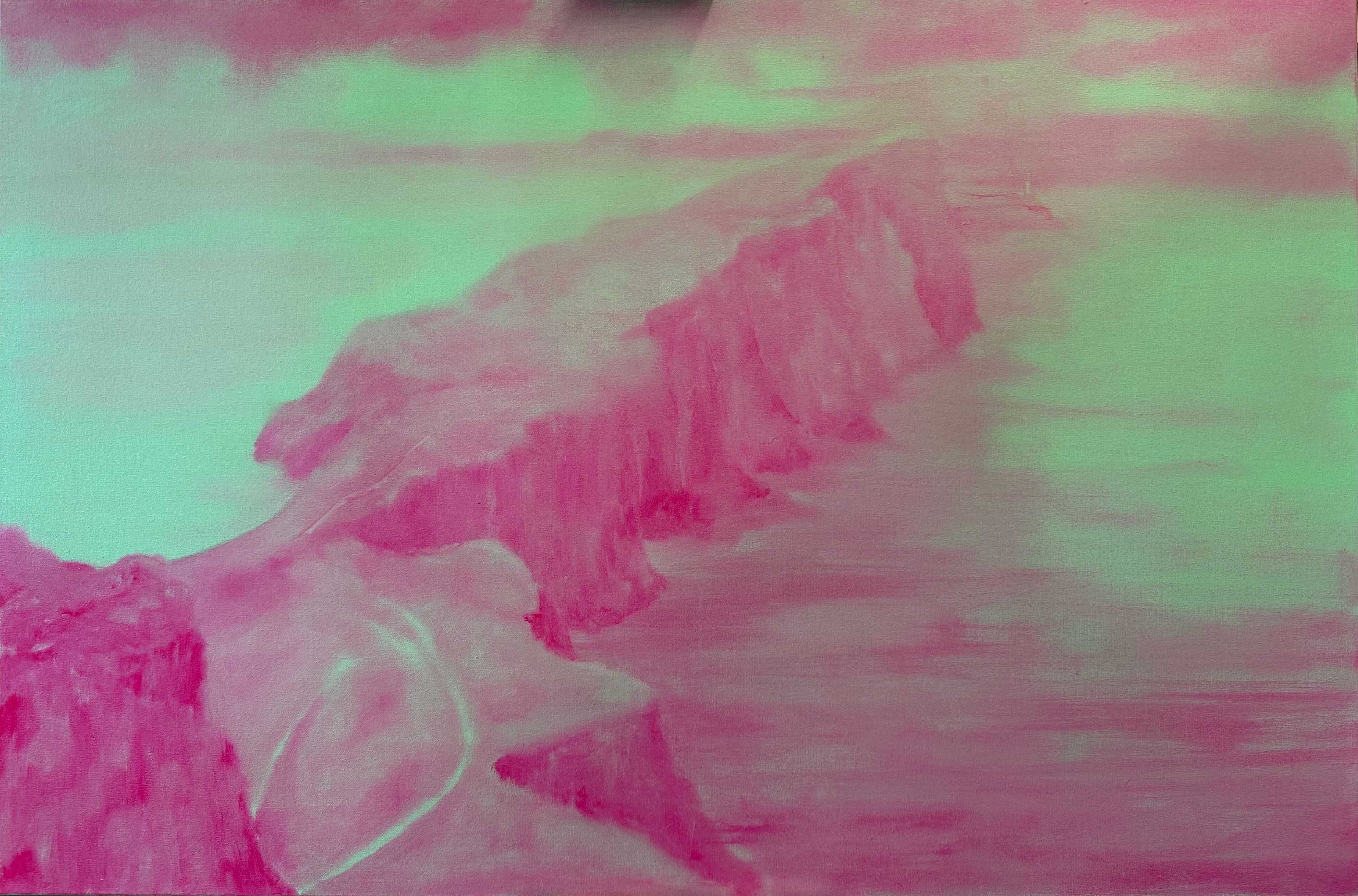 Edge of the desert, Oil of Canvas, 120 x 150 cm